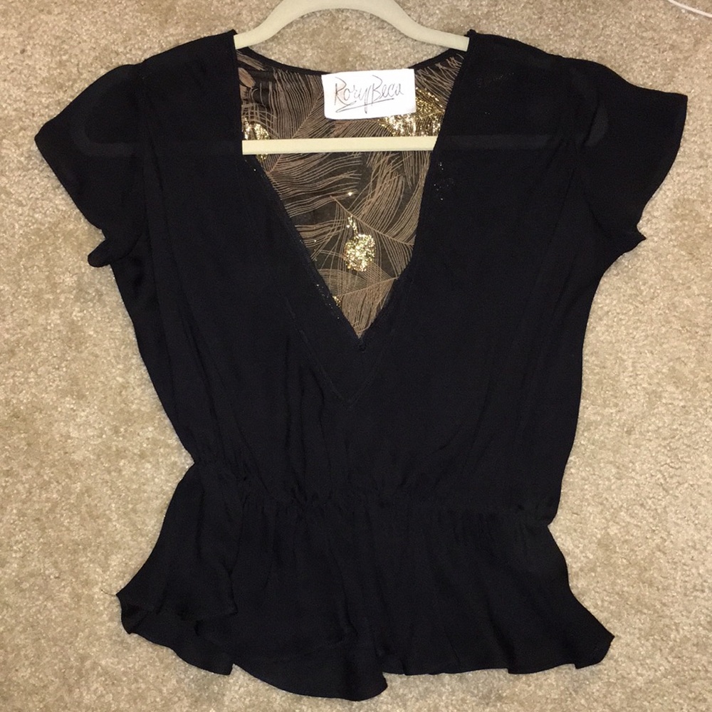Rory Beca blouse with peplum